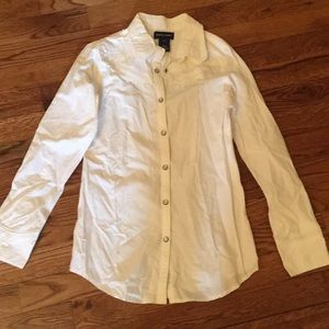 Ralph Lauren white western shirt